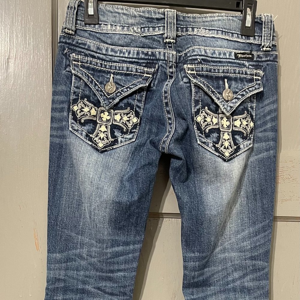 Miss Me Bootcut Cross Jeans with Flap Pockets Size 26 Style JP5046B10